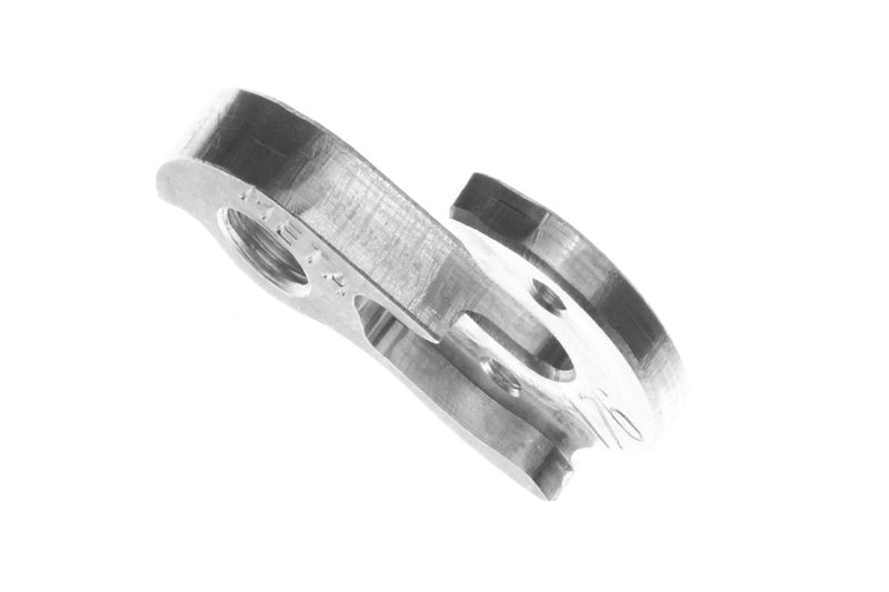 META CNC DERAILLEUR HANGER  - Model 176, Material 6061 T651 Aviation Aluminium, CNC Machined, Silver, Marin, Kona, Ridley, De-Rosa, etc