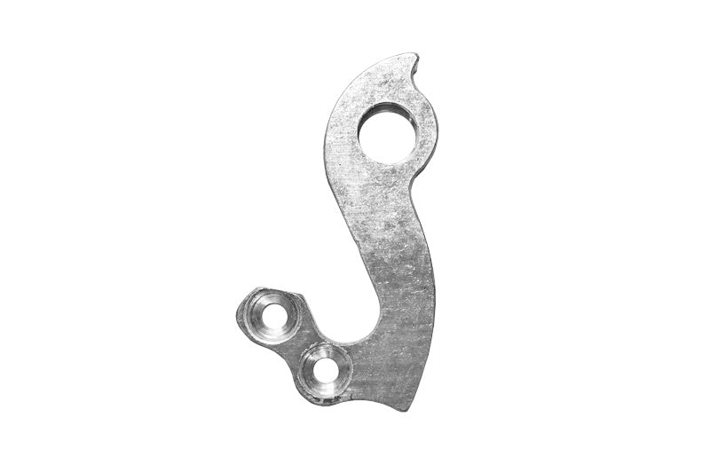 META CNC DERAILLEUR HANGER  - Model 249, Material 6061 T651 Aviation Aluminium, CNC Machined, Silver, Bianchi (Holes NOT Threaded)