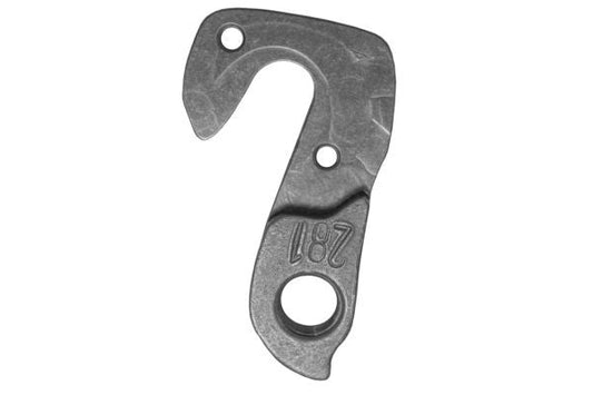 A NEW ITEM - META CNC DERAILLEUR HANGER  - Model 281, Material 6061 T651 Aviation Aluminium, CNC Machined, Silver, Valk, Fischer, Seven Peaks