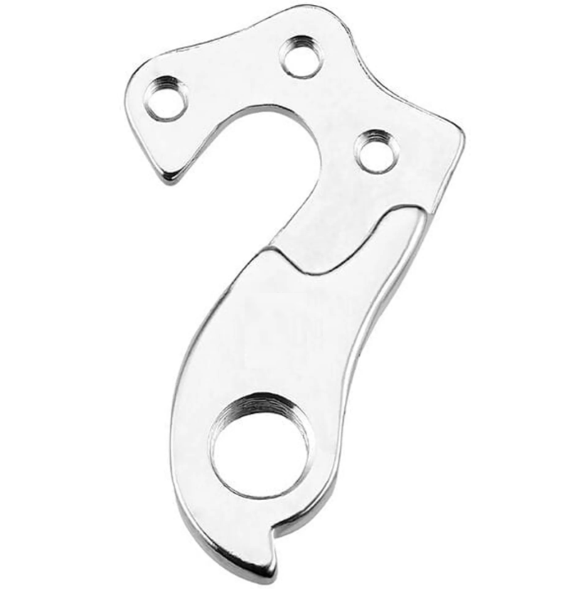 META CNC DERAILLEUR HANGER  - Model 377, Material 6061 T651 Aviation Aluminium, CNC Machined, Silver, Avanti; Boardman: Bergamont
