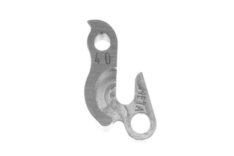 META CNC DERAILLEUR HANGER  - Model 40, Material 6061 T651 Aviation Aluminium, CNC Machined, Silver, Intense, IBIS, etc