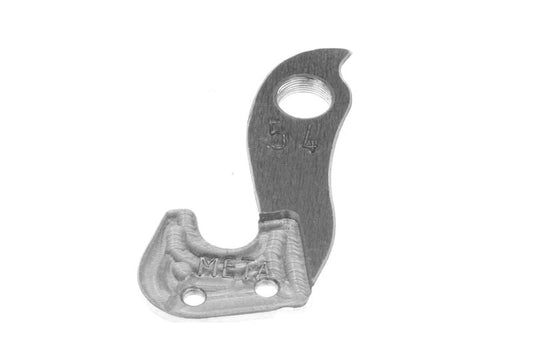 META CNC DERAILLEUR HANGER  - Model 54, Material 6061 T651 Aviation Aluminium, CNC Machined, Silver,  YETI