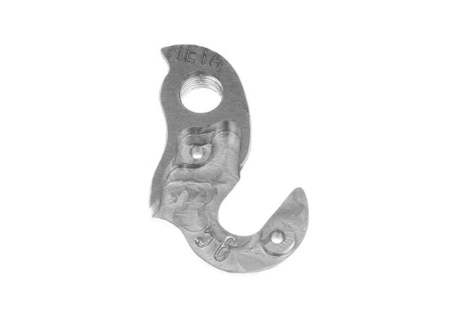 META CNC DERAILLEUR HANGER  - Model 56, Material 6061 T651 Aviation Aluminium, CNC Machined, Silver, Colnago