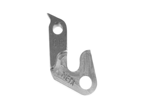 META CNC DERAILLEUR HANGER  - Model 88, Material 6061 T651 Aviation Aluminium, CNC Machined, Silver, CANNONDALE Prophet, Gemini, Scalpel, Jekyll, F8, F7, F5