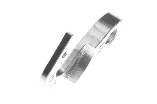 META CNC DERAILLEUR HANGER  - Model 94, Material 6061 T651 Aviation Aluminium, CNC Machined, Silver, TIME