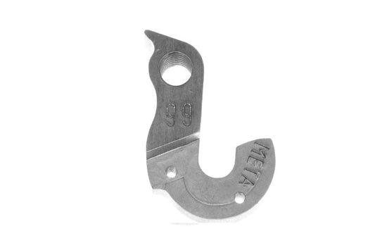 META CNC DERAILLEUR HANGER  - Model 99, Material 6061 T651 Aviation Aluminium, CNC Machined, Silver, CANNONDALE