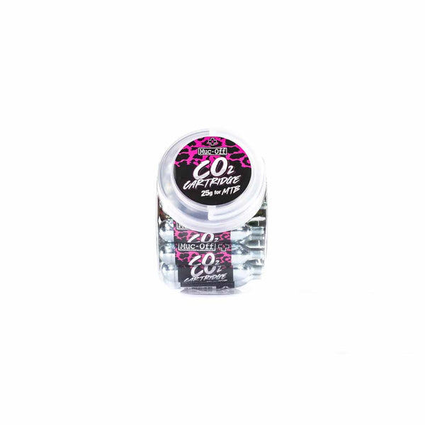 Muc-Off Co2 Cartridge Inflator Refill Jar 25g (25 Pcs)