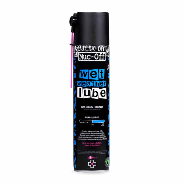 Muc-Off Wet Weather Lube Aerosol Spray Bottle 400ml
