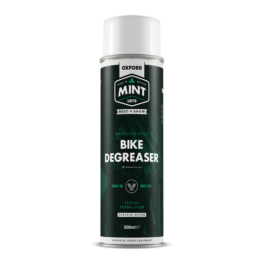 BIKE DEGREASER - Oxford Mint Bike Degreaser 500ml, effective at dissolving and washing away grease and oily residues that have built up over time