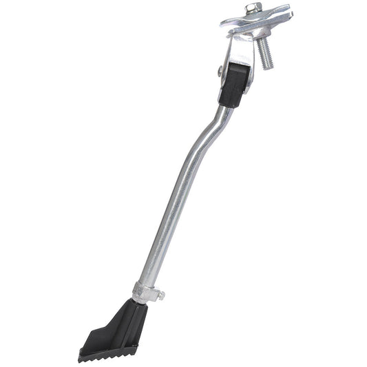 KICKSTAND - 24-28 Centre Mount Alloy Adjustable Bigfoot Kickstand, SILVER - Oxford Product