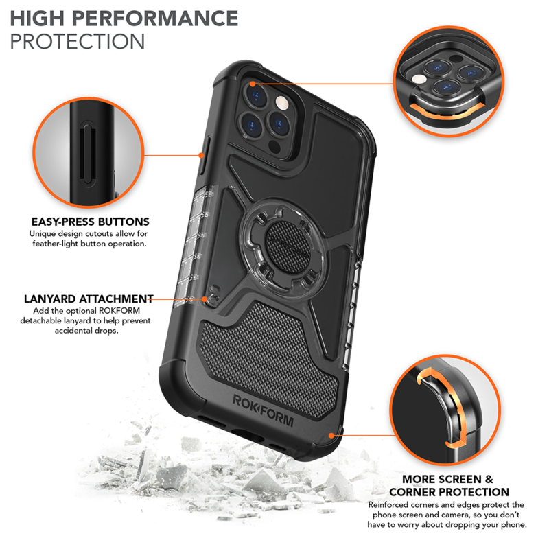 Crazy price reduction     PHONE CASE  -  Rokform Crystal iPhone Case - 12 Pro Max Clear