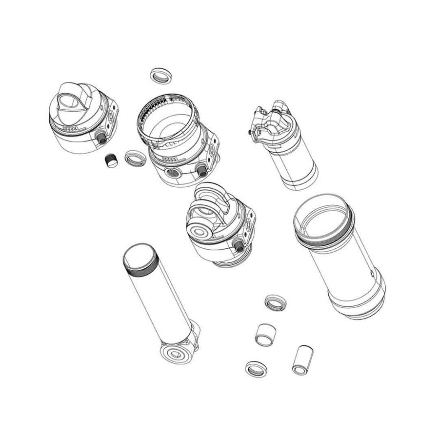 RockShox SHOCK HDW 3PC 1/2