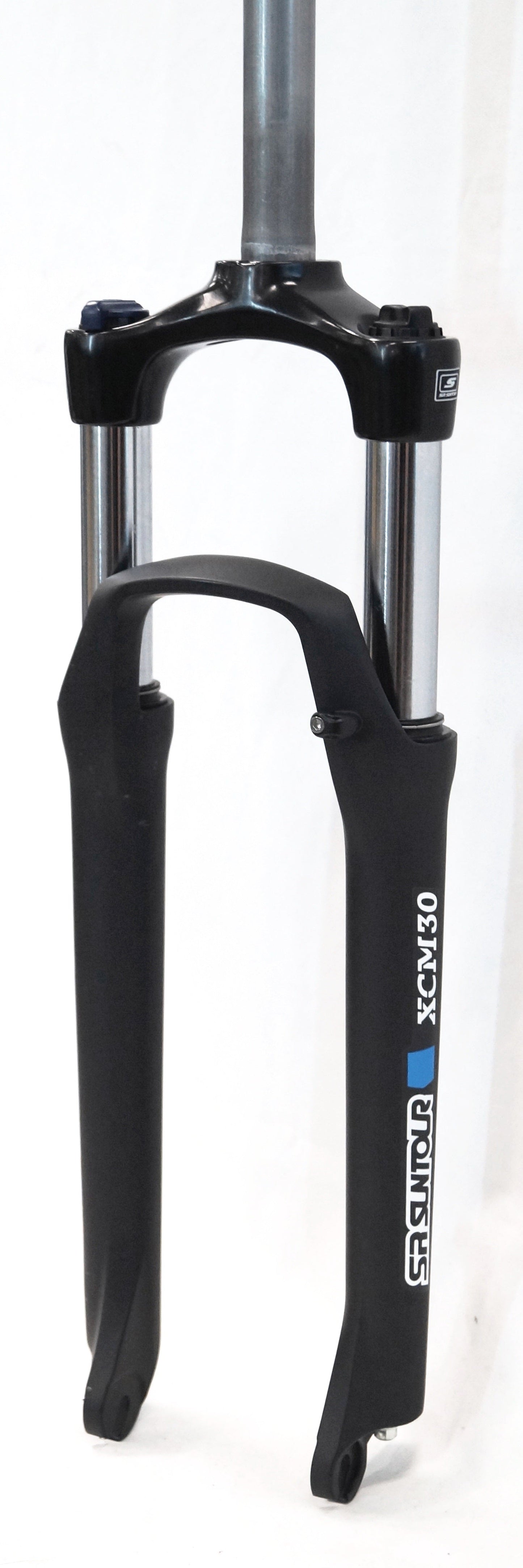 Suspension Fork 27.5"  XCM32 HLO. COIL Spring. Hyd L/O, 1 1/8. 9mm Drop Outs. Disc ONLY. 100mm Travel, MATTE BLACK