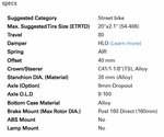 SUSPENSION FORK  20