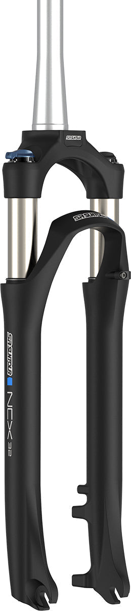Susp. fork,NCX32 700c/29er AIR LO 75mm Travel, QR 9x100mm, Matt Black1.5" to 1-1/8" 300mm tapered stem.