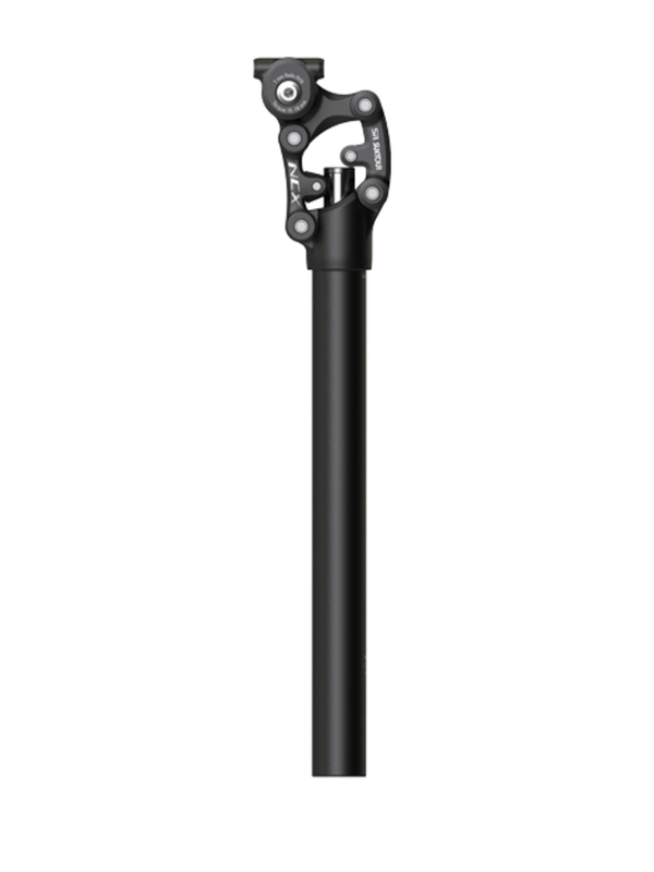 SEATPOST, SUSPENSION, 31.6 x 350 BLACK, 50mm Travel, SR Suntour NCX Medium Spring Fitted