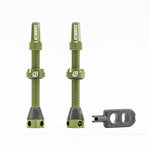 Tubeless Valves Set - 50mm Green