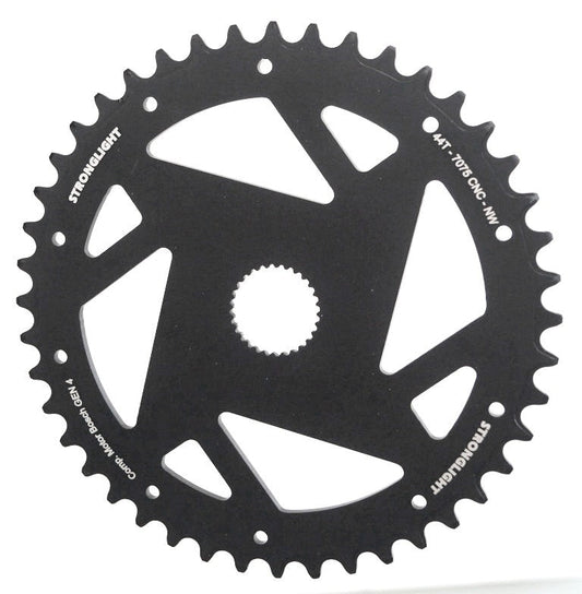 CHAINRING - eBIKE "STRONGLIGHT", 44T N/W DIRECT MOUNT BOSCH GEN 4  7075-T6 CNC. BLACK (Narrow Wide)