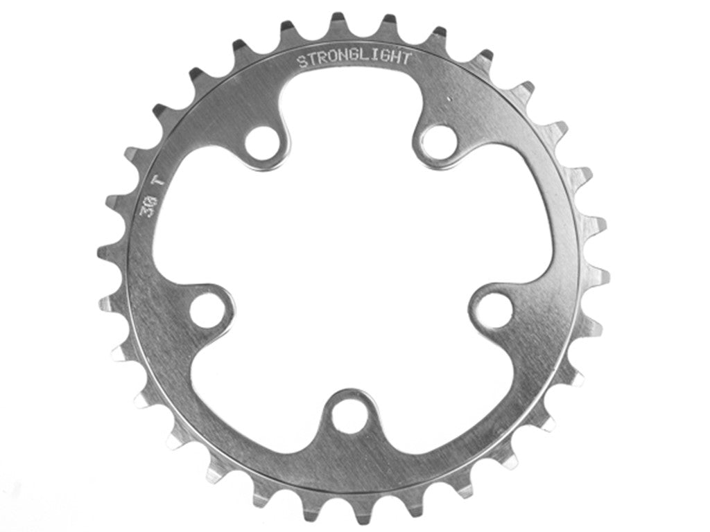CHAINRING ROAD, STANDARD TYPE S - 5083, SILVER, 9/10 speed, 74 BCD, Inner, 30T, 5 arms, A Quality Stronglight product,
