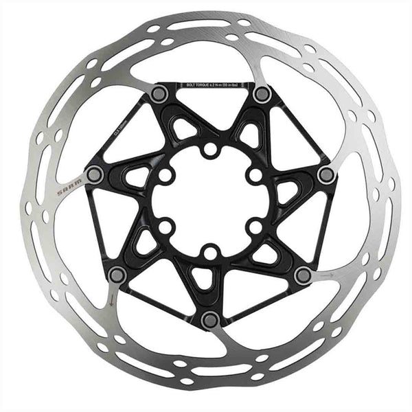 SRAM Rotor Centerline X 180mm Black (includes Ti rotor bolts) Rounded 1.85mm