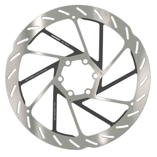 SRAM Rotor HS2 180mm Center Lock Rounded (includes external tooled lockring)