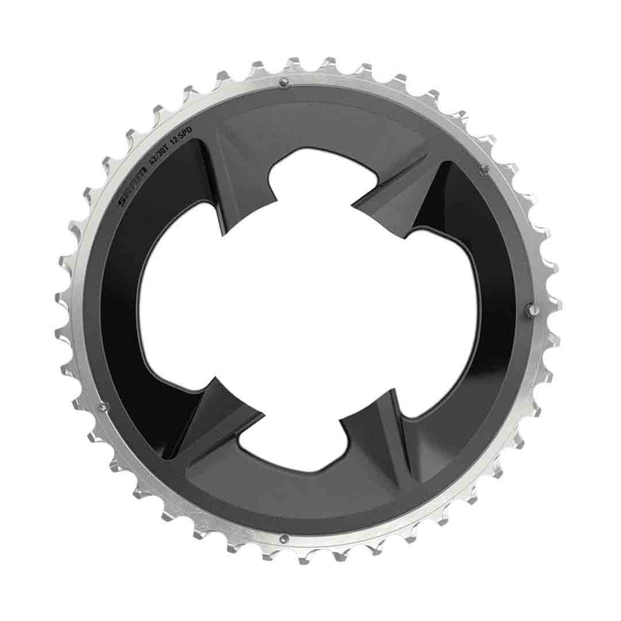 SRAM Chainring Road 48T 107BCD 2x12 Rival Black With Cover Plate