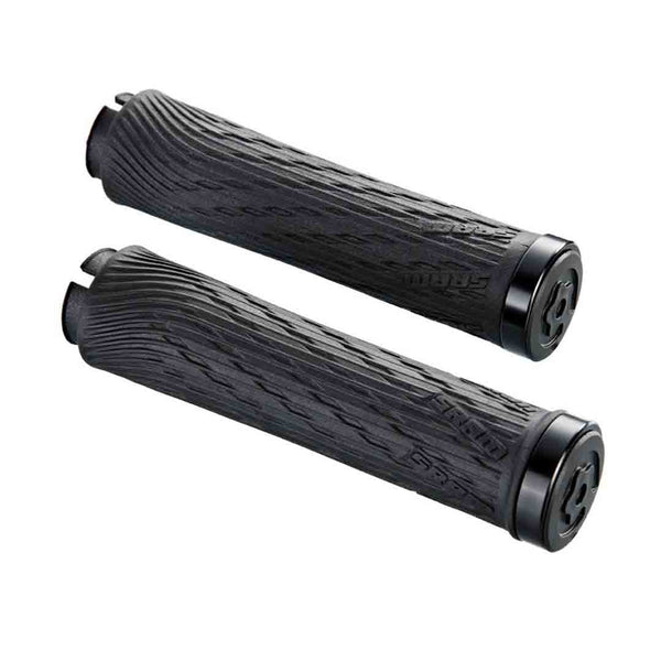 SRAM Grip Shift Lock On Grips 122mm Black/Black Clamp & End Plugs