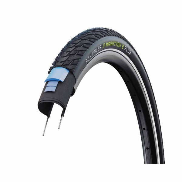 Schwalbe Marathon E-Plus 27.5x2.00 Tyre Black+Reflex