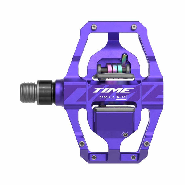 Pedal TIME Speciale 10 Large, including ATAC standard cleats, Purple B1
