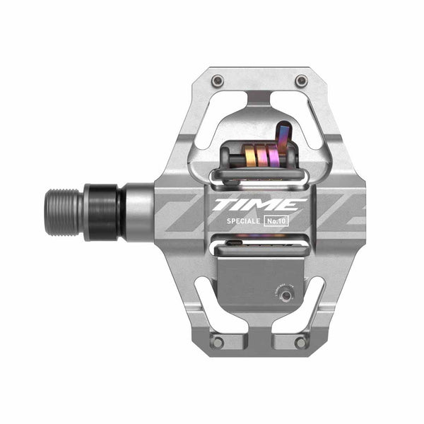 Pedal TIME Speciale 10 Small, including ATAC standard cleats, Raw Aluminum B1