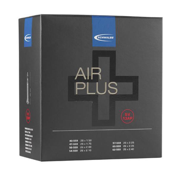 Schwalbe Air Plus Tube SV21+ Presta;  27.5'' x 2.10 - 2.8  (54 to 70 - 584) 400g