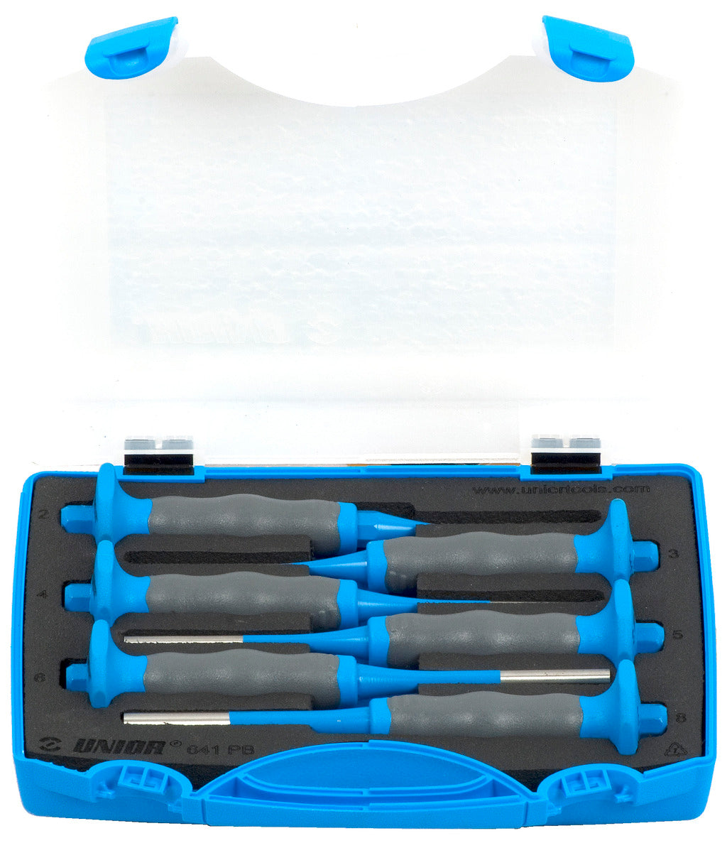 Unior Set of pin punches with handle in plastic box 620066 Professional Bicycle tool, quality guaranteed