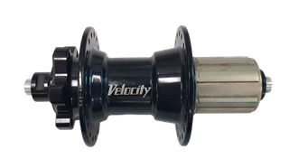 HUB, VELOCITY, Q/R, DISC 8/10sp (NOT 11spd) 135mm Black - 40h - SEALED