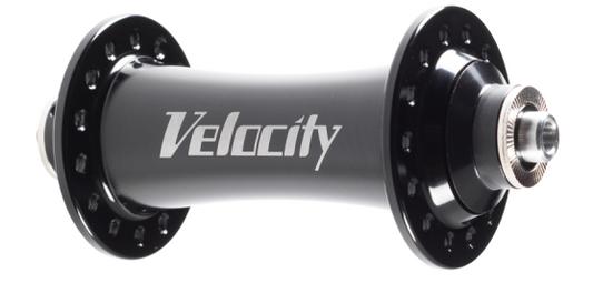 Hub, Road Front QR Sealed Black - 16H