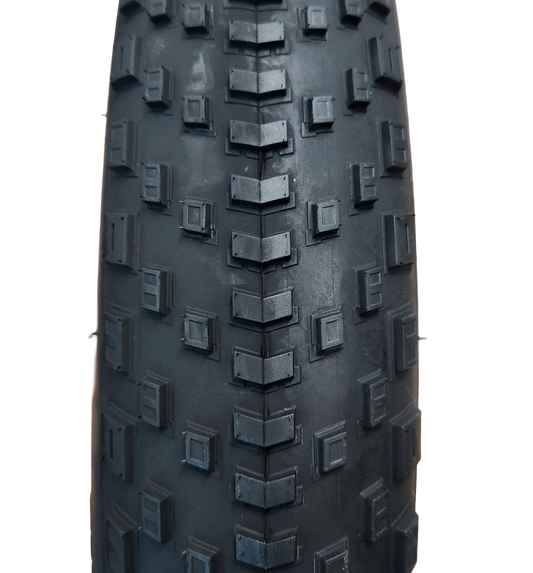 Tyre 24 x 4.0 Black, Fat Tyre Knobby - Quality Wanda Tyre product