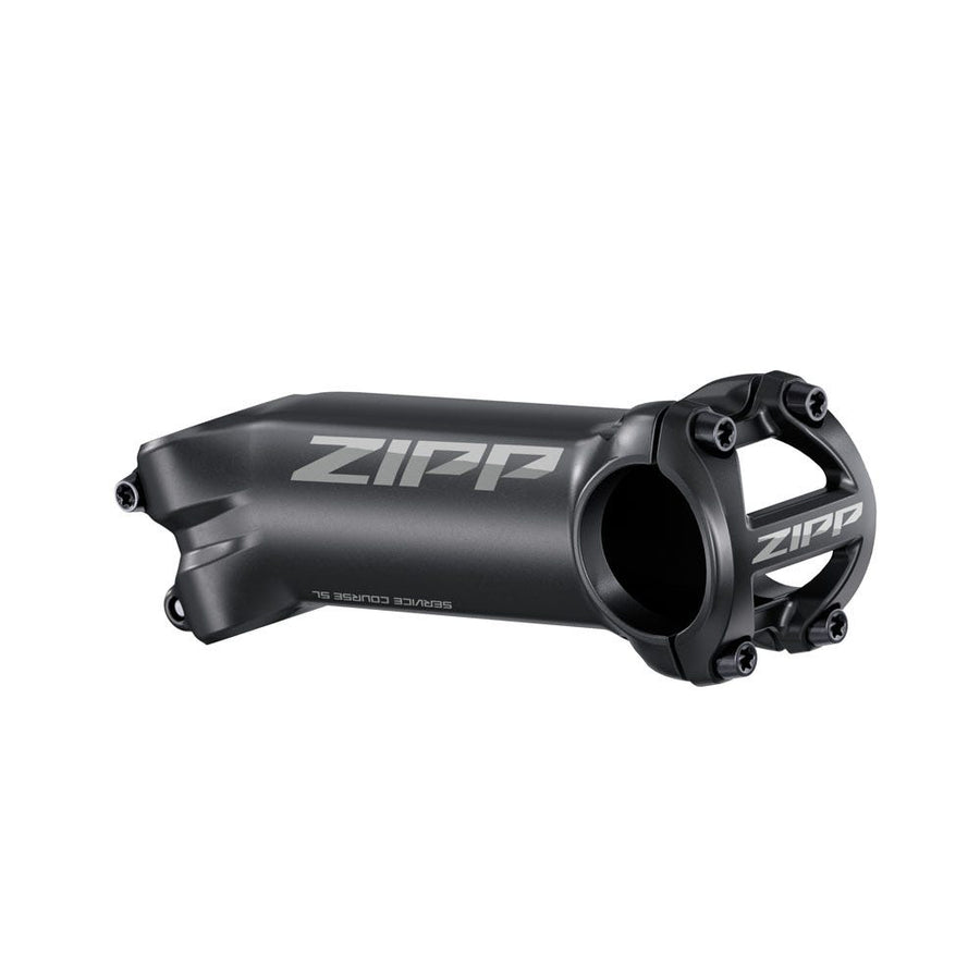 AM ZIPP Stem Service Course SL 17Ã‚Â° 70mm 1.125 Matte Black w/ Gloss Logos, Universal Faceplate B2