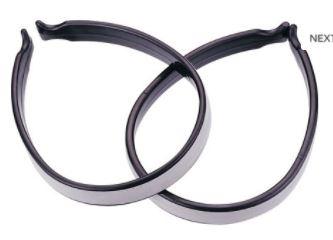 ABS TROUSER CLIPS WITH REFLECTOR, 2 PIECES(10)