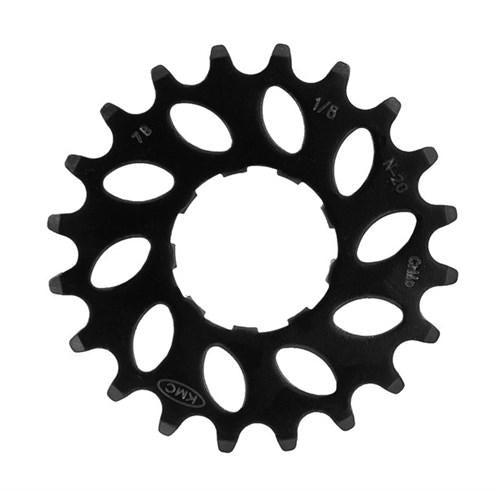 1/2" x 1/8" Direct Mount E-Bike Front Sprocket, 20T - Bosch Gen 2, Cr-Mo, Black, KMC