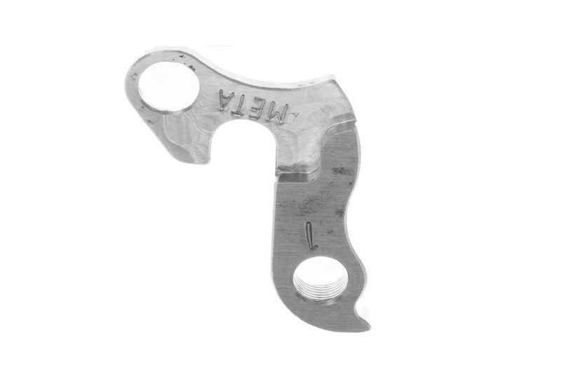 META CNC DERAILLEUR HANGER - Model 1, Material 6061 T651 Aviation Aluminium, CNC Machined, Silver, KONA, MARIN, NORCO, Fuji, Orbea, Merida, BMC, Diamondback etc (PILO D16)