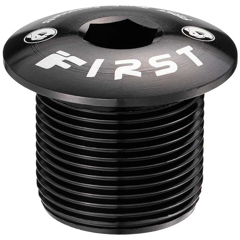 Top cap/Tension Adjuster, for M25 BMX Fork, L 27.2mm, anodised black