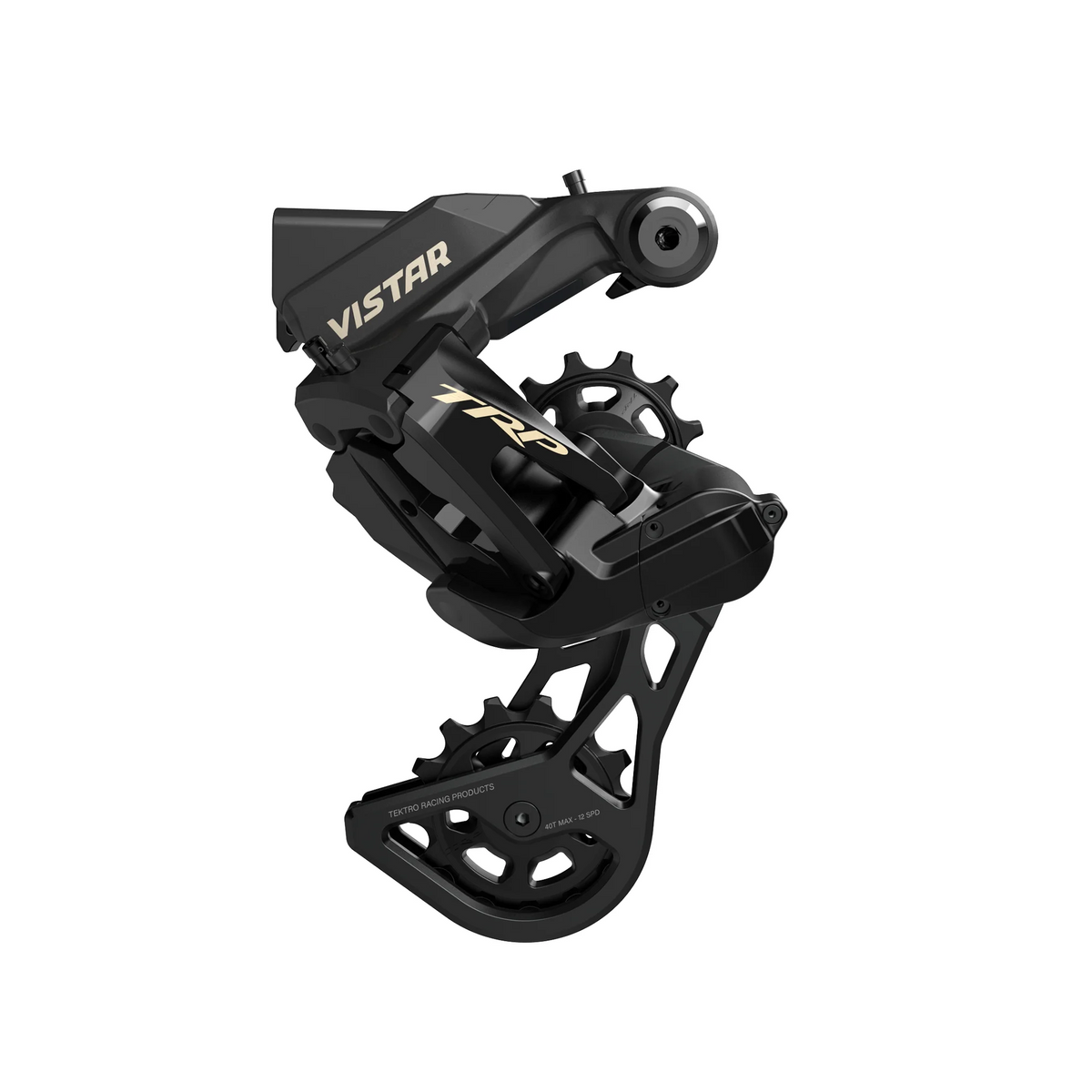 Rear Derailleur - 11-36/11-40T Cassette, Gravel, With Clutch, Black, VISTAR, Battery, Charger, Electronic, Wireless, TRP. See TRP237 & TRP238 for brake/shift lever