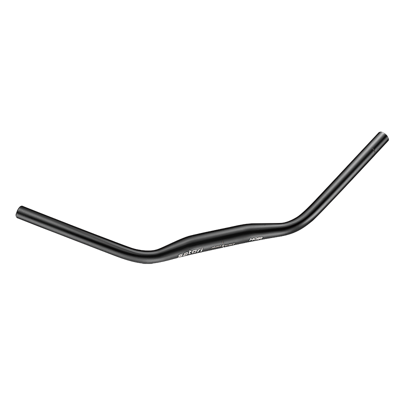Handlebar, NOIR, alloy, center dia 31.8mm, W: 680mm, matt black, R: 7mm, sweep 30 degree