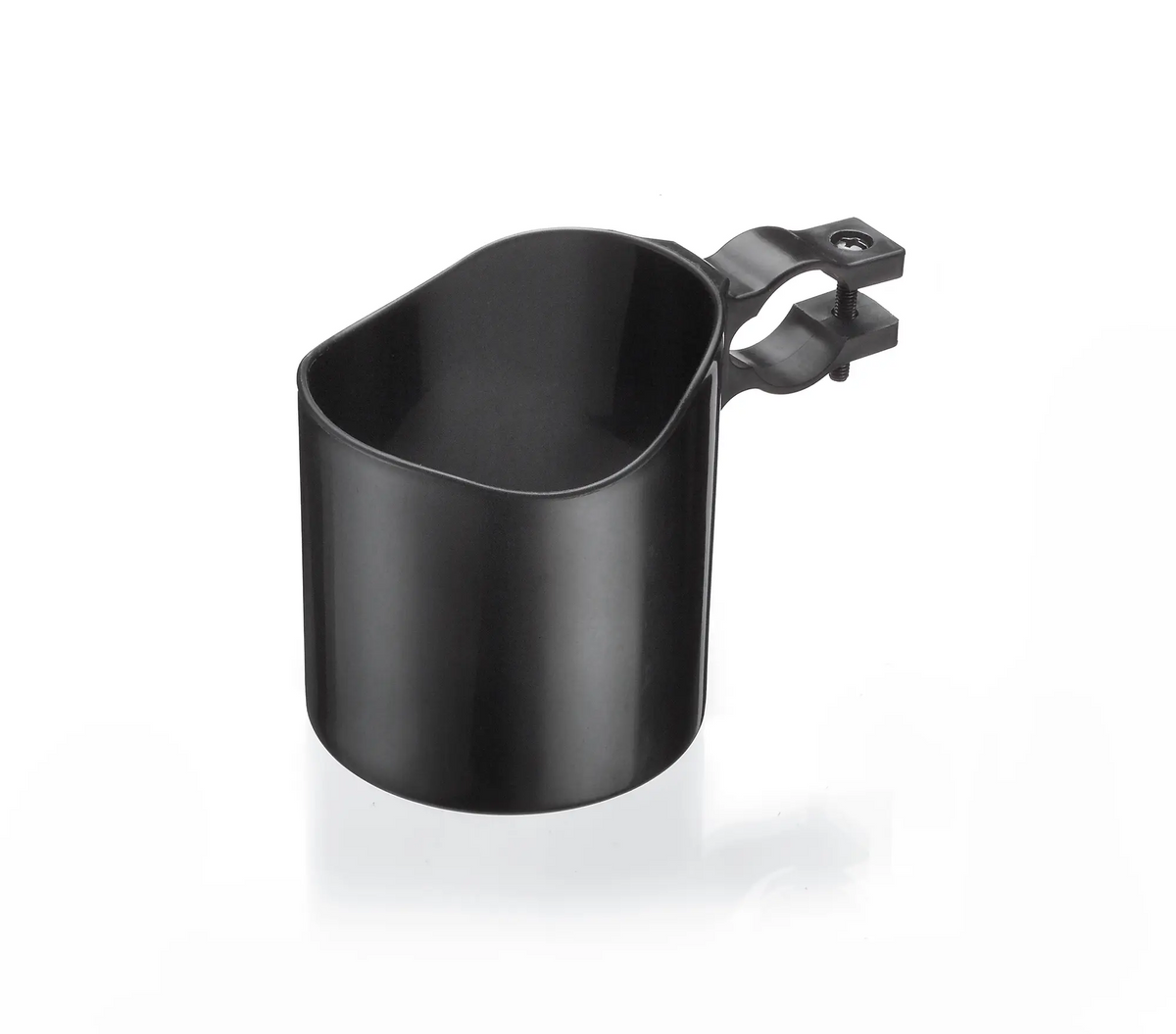 BIDON CAGE - Cup holder, PR material, fit 19-22.2mm h/bar, black, fits soft drink cans!