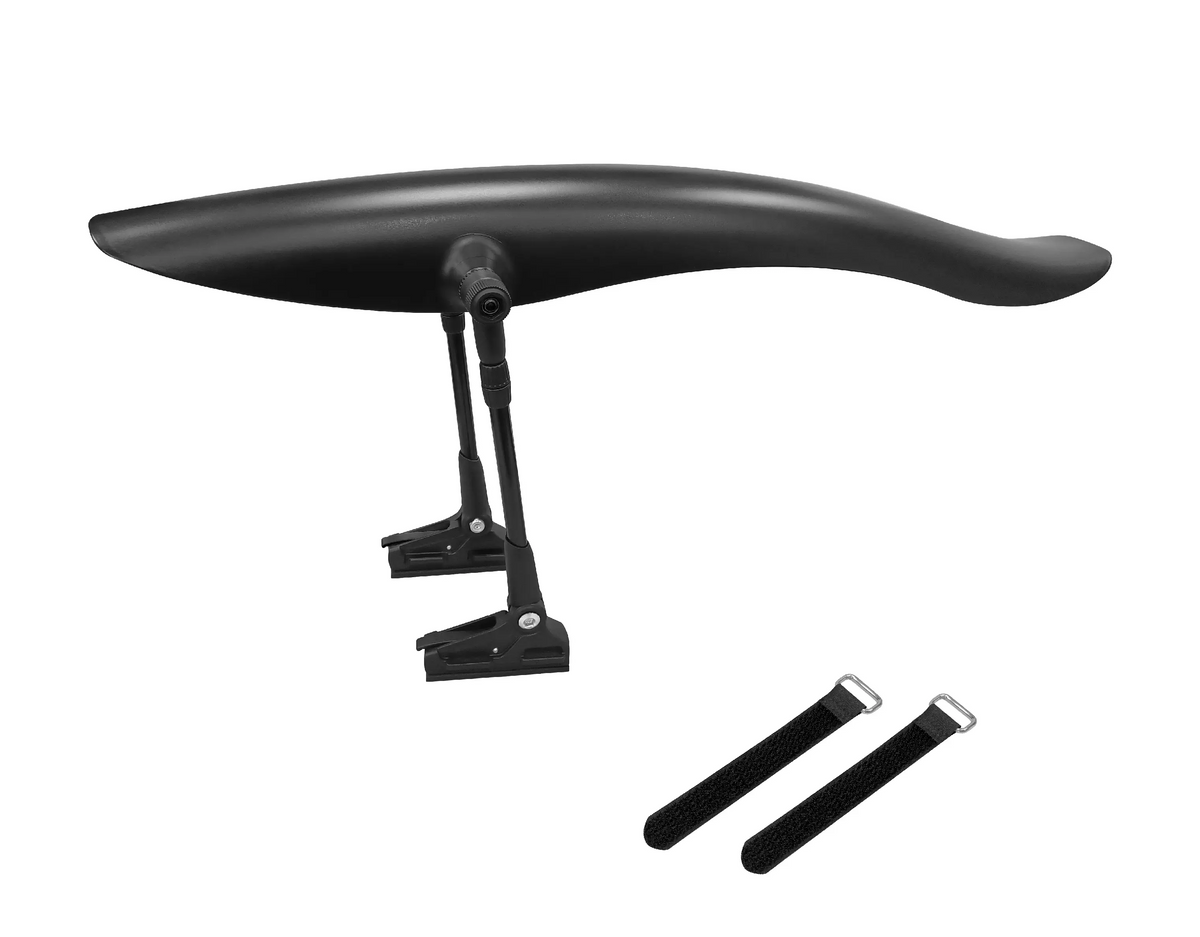 MUDGUARD - PP material, for rear, for 26-29" & W: 1.5-2.5", QR design, adj. angle 30 deg, black