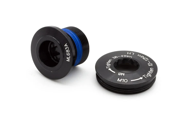 Bolt - Crank Bolt Alloy M18 w/Self-locking nut for FSA K-Force TeamEdition cranks Anod Black
