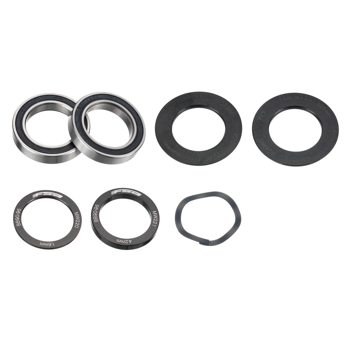 Bottom Bracket - BB90 Bearings w/MS183 w/MR102,BB-AL90