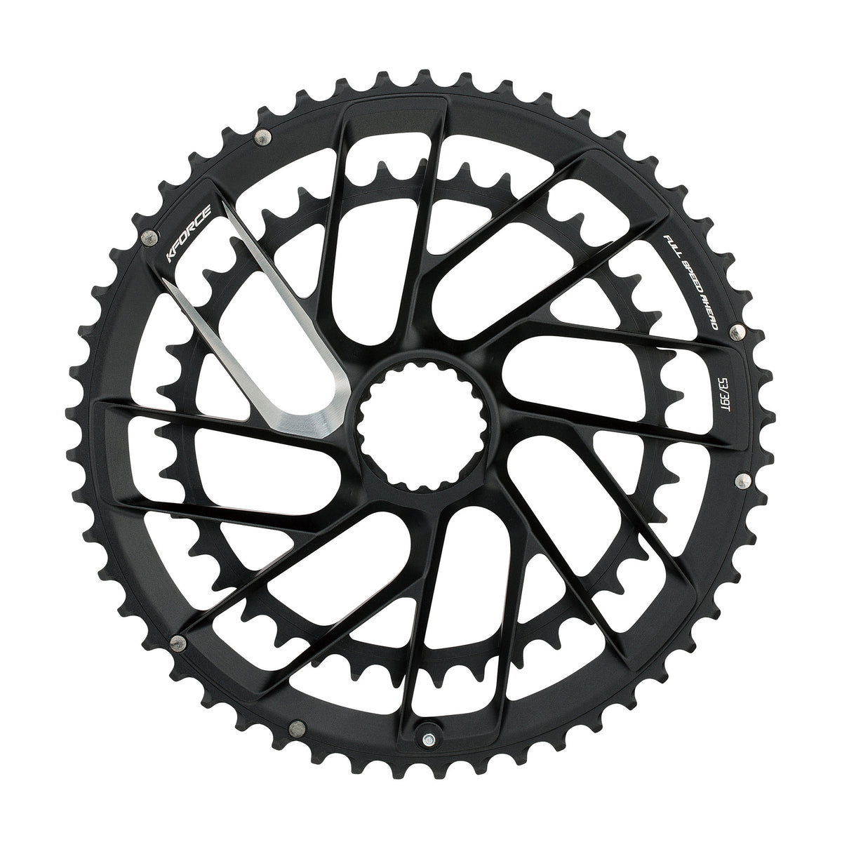 Chainring - K-Force TEAM Edition Modular DM CR AXS12 SB Black 50x37T,WA866