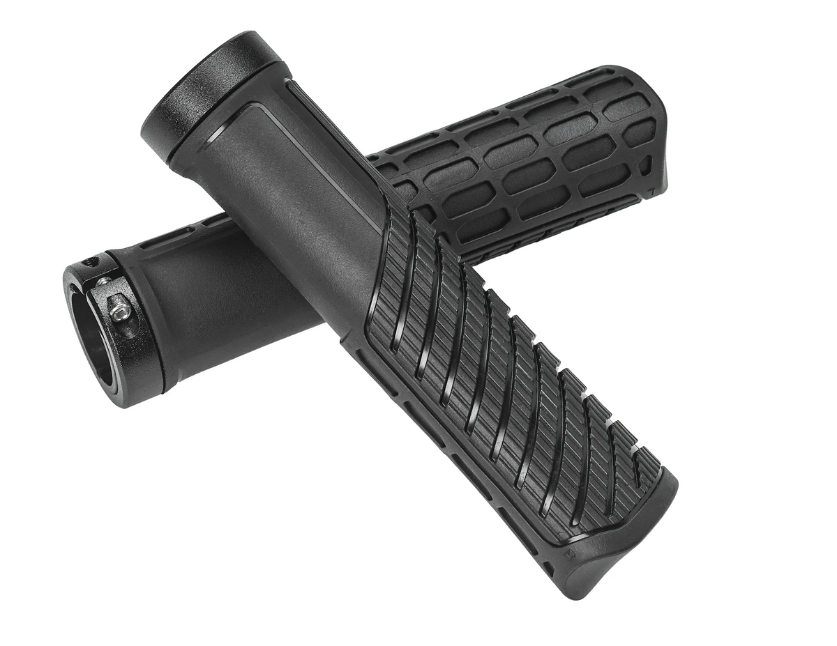GRIPS - Lock-On Grips, GRS material, recycled PP clamp, ID: 22.2 x OD: 32mm x L: 141.6mm