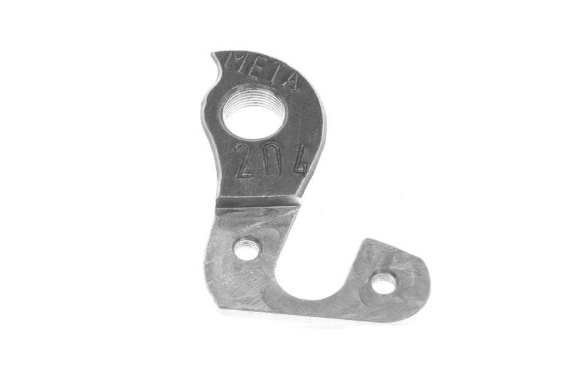 META CNC DERAILLEUR HANGER - Model 204, Material 6061 T651 Aviation Aluminium, CNC Machined, Silver, Orbea (PILO D135)