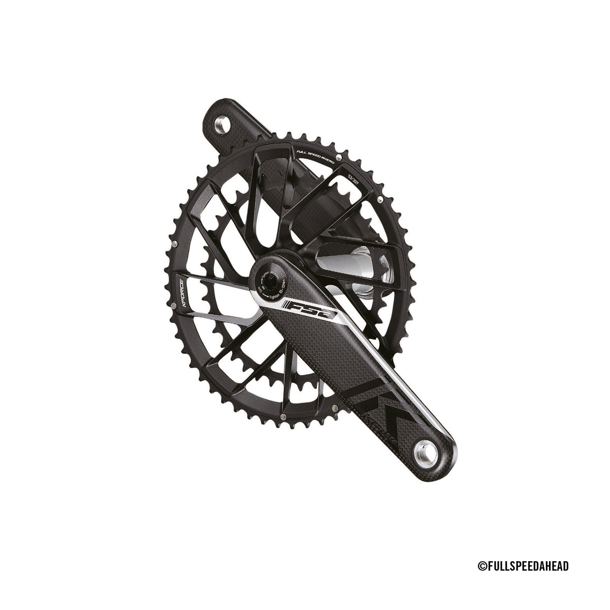 Chainwheel - K-Force TEAM Edition Modular DM 52x36 (Shimano 12Spd) 165mm